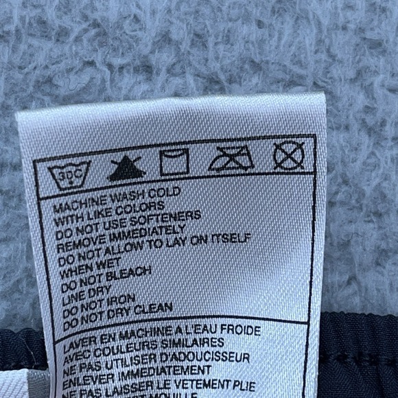 Nike Track Pants Mens XL Vtg Y2K Blue Gray Ankle Zip Wide Leg Fit Dry Streetwear - Picture 12 of 15